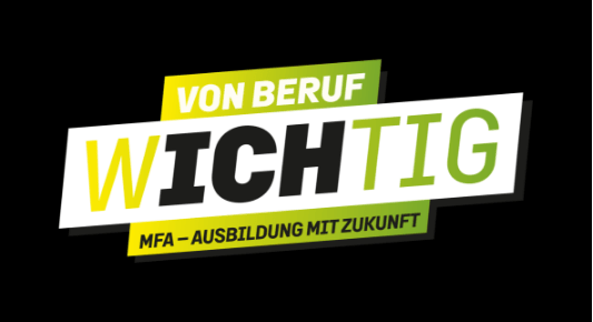 Kampagnenlogo der Kampagne "Von Beruf wichtig", der gemeinsamen Initiative der Kassenärztlichen Bundesvereinigung und der Bundesärztekammer (JPG)