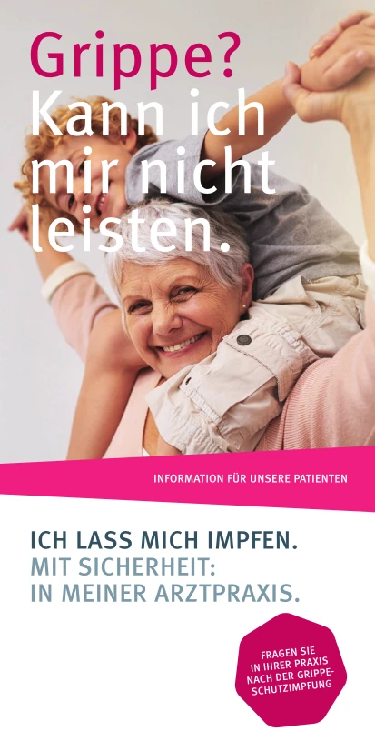 KBV_Grippe-Karte "Ich lass mich impfen"